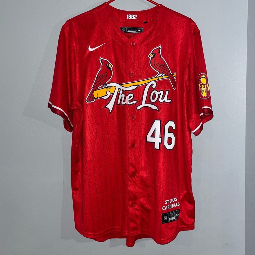 St. Louis Cardinals Nike MLB Paul Goldschmidt 2024 City Connect Baseball Jersey - Picture 2 of 8